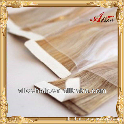 Top quality remy tape hair extension brazilian hair